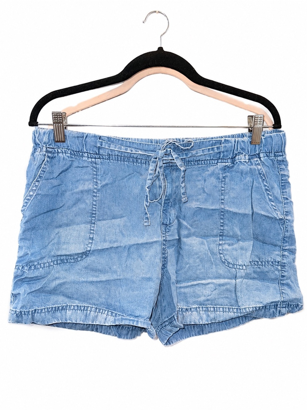 Merona Light Blue Denim Drawstring Shorts